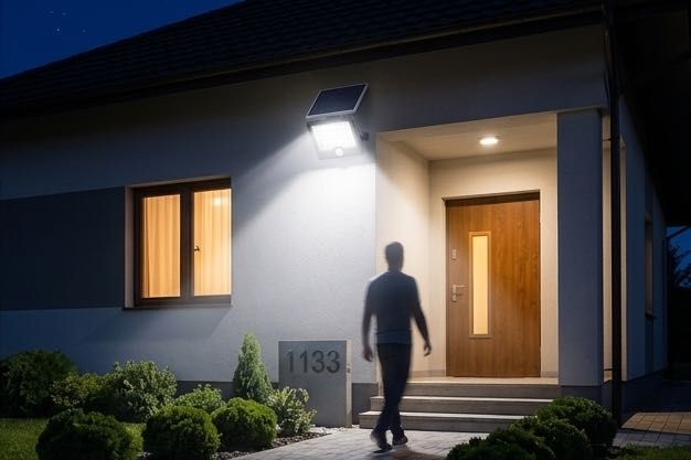 Proiectoare Solare 600W / 800W Innova Hall Senzor Lumina, Kit Instalare, Telecomanda