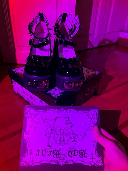 Готические туфли на платформе