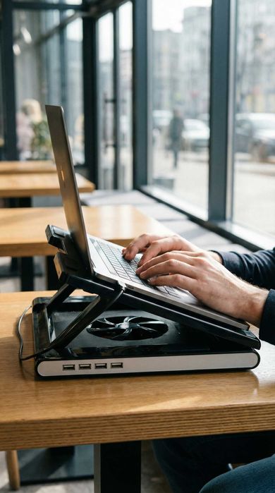 Подставка для ноутбука с охлаждением + Wi-Fi адаптер в подарок!