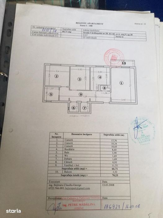 Apartament 3 camere de vânzare | Gorjului – Carabusului | 9 min metrou