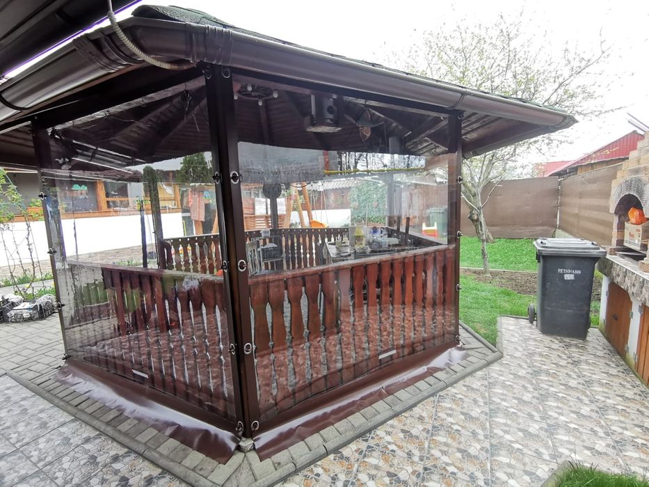 Folie terasa/ folii terase și foisoare transparenta Cristal rulou