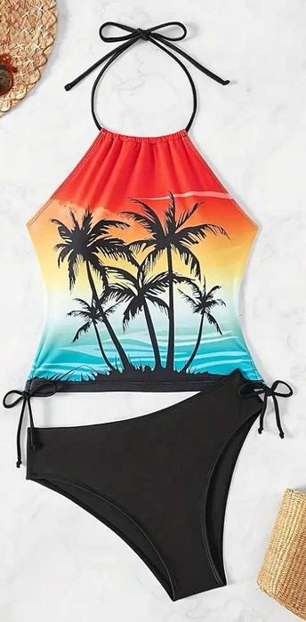 Нов бански танкини, размер М-Л