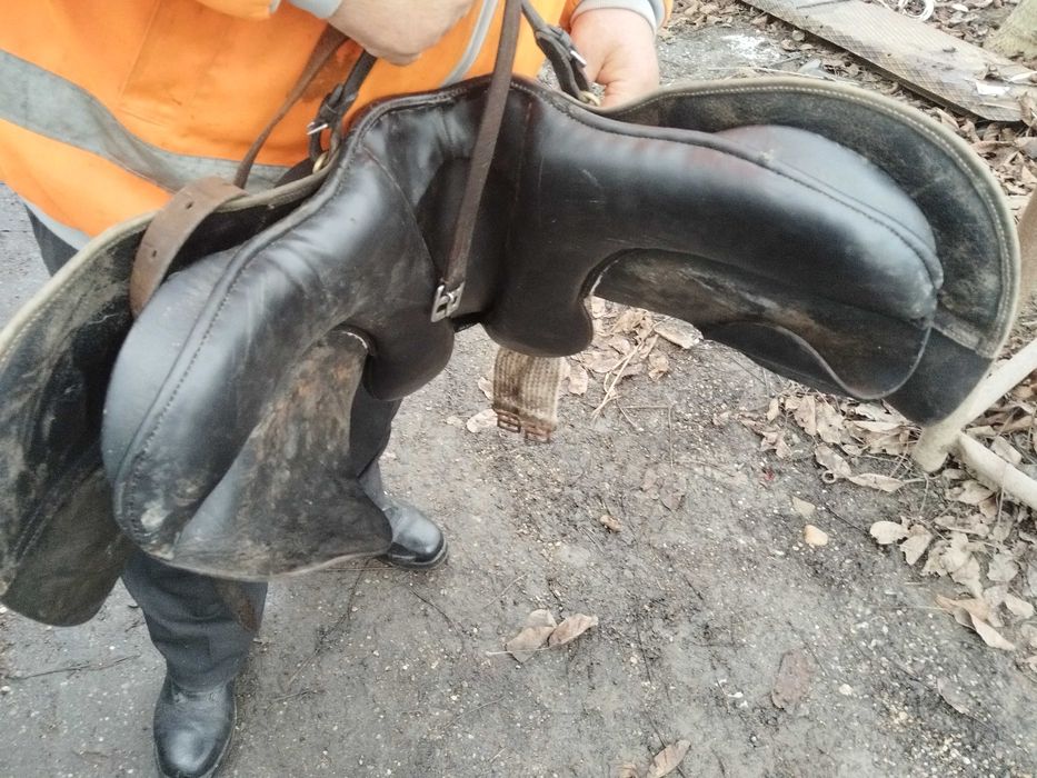Șa călărie de piele originala