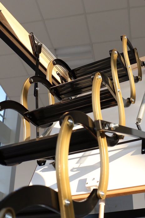 Таванска стълба,комбинирана таванска стълба с капандура чисто нова