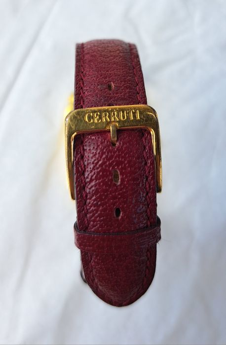 Tank Gold Ceas vintage Cerruti 1881 Gold Tank placat aur 24k anii 80