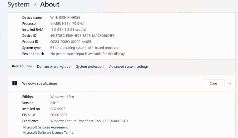 Mini PC NIPOGI AK1 PLUS – Intel N95 – 16GB RAM – 1TB SSD – Windows 11