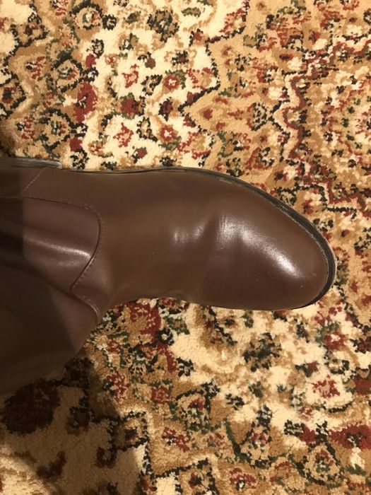 Сапоги кожанные