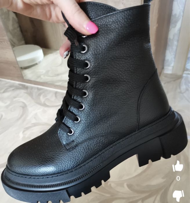 Ботинки утепленные новые