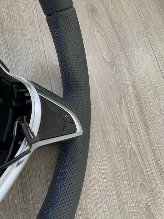 Volan 3 spite piele perforata  sport inel logan 3 sandero 3 Jogger