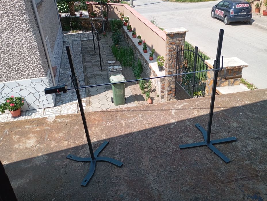 Шиш с моторче за чеверме грил