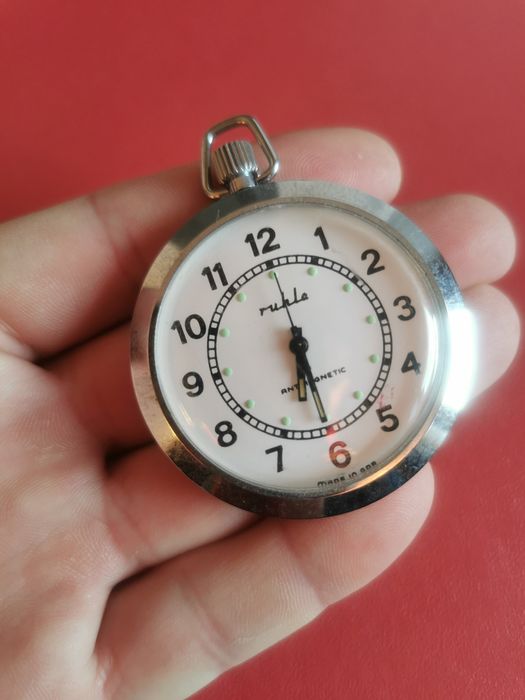 Ruhla Рухла джобен часовник