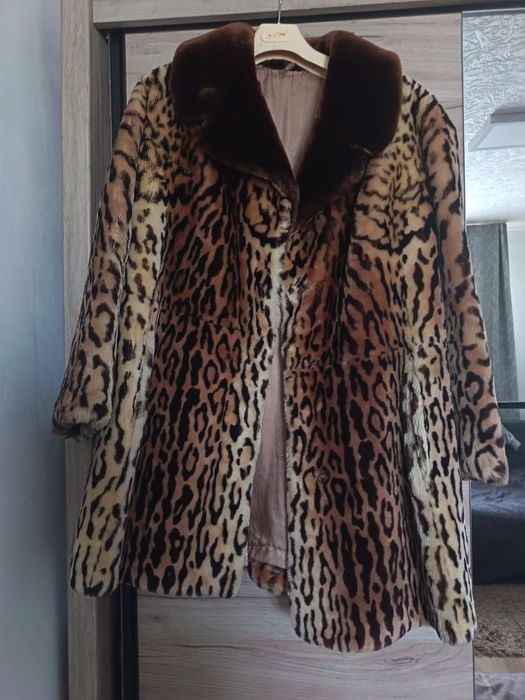 Haina de blana animal print