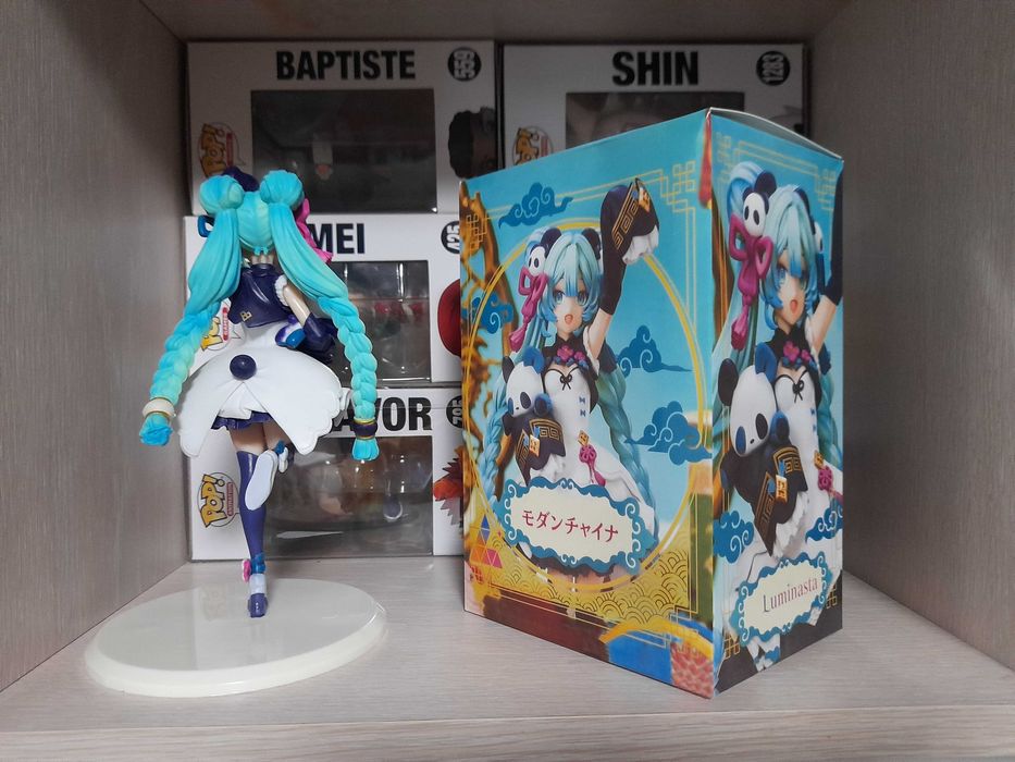 Figurina Vocaloid Anime - Hatsune Miku National Style Panda, Cutie