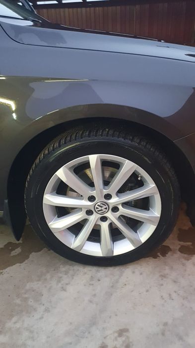 Jante Volkswagen + Anvelope Hankook  Țiplă  205/50/R17  negociabil