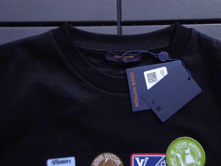 Невероятна мъжка тениска Louis Vuitton Signature Patches T shirts