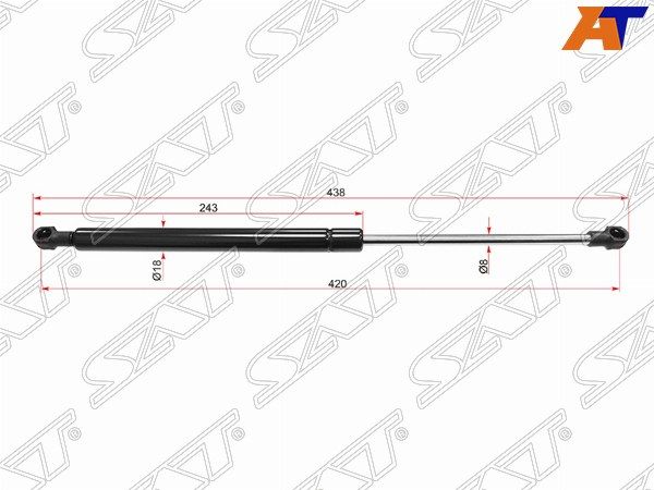 Амортизатор капота Chevrolet Epica