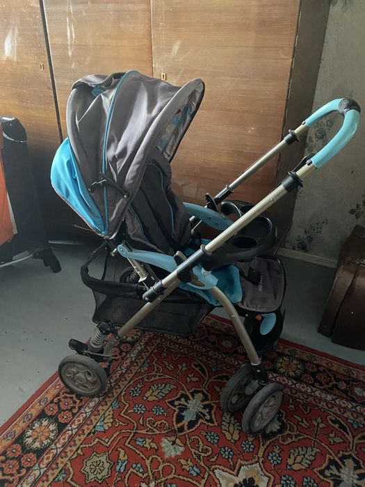 Детская коляска MMGG. Кроватка манеж КRAFT компактная, санки