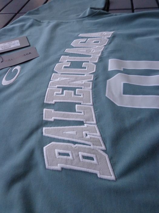 Мъжка тениска Balenciaga Baseball  Series oversized T shirts