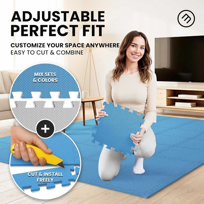 Комплект постелки за фитнес bemaxx - 18 бр