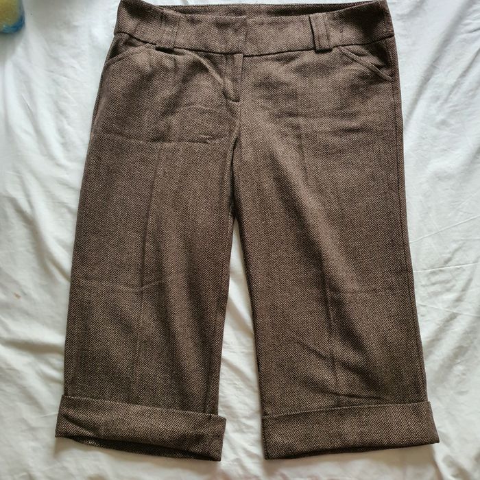 Pantaloni de stofa trei sferturi