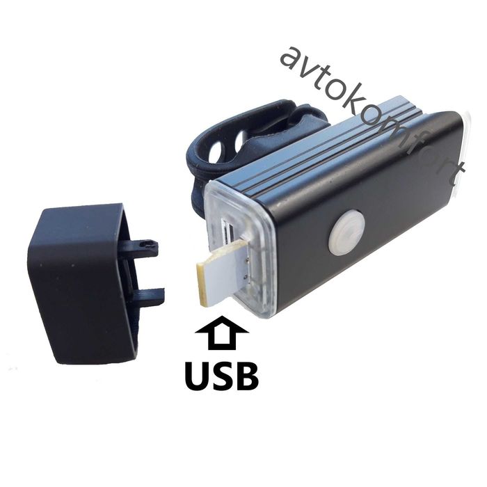 USB Презареждащ Фар Или Заден Габарит За Велосипед Колело