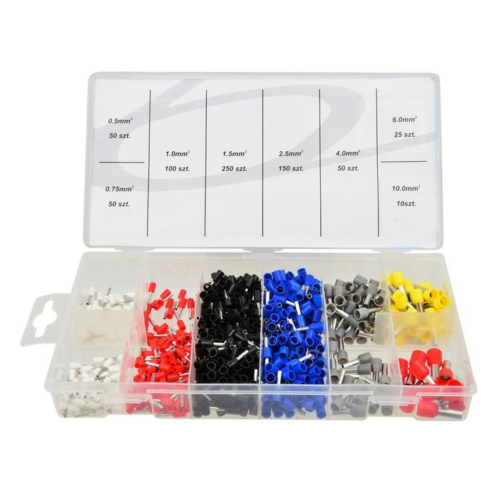 Set 685 terminali papuci de cablu auto, izolati - geko