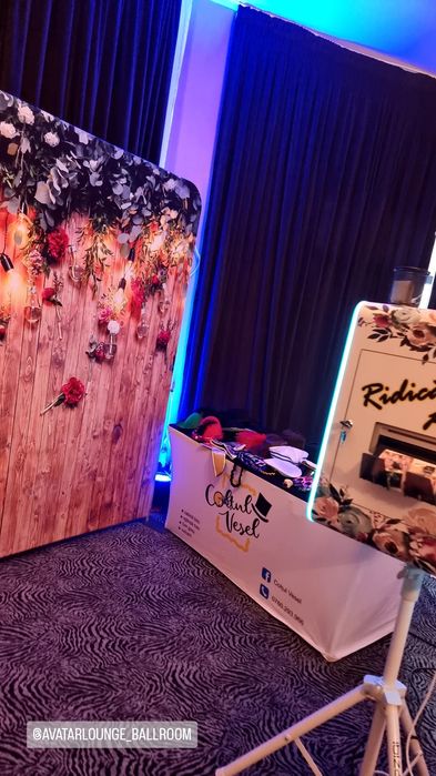 Oglindă foto, cabină foto,  fum greu, artificii,  selfie 360