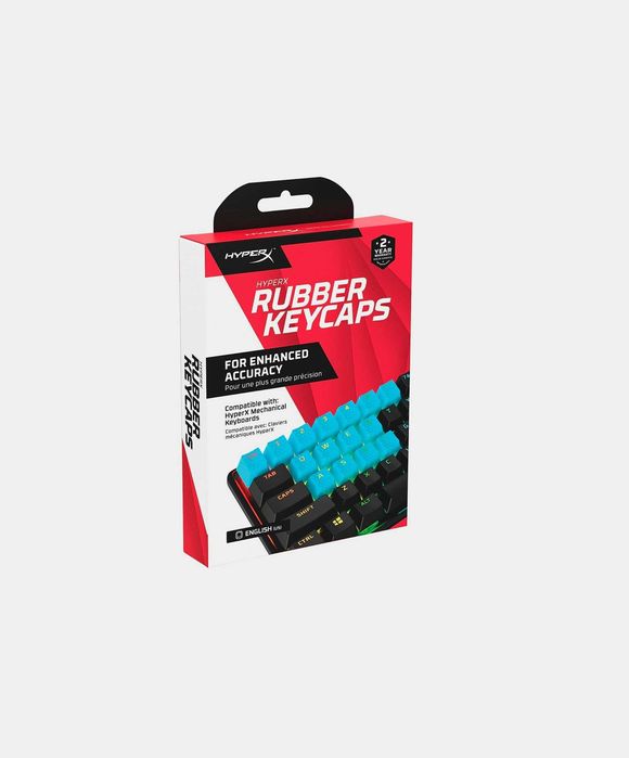 ^Кейкапы HyperX Rubber Game Accy Kit, US - Blue