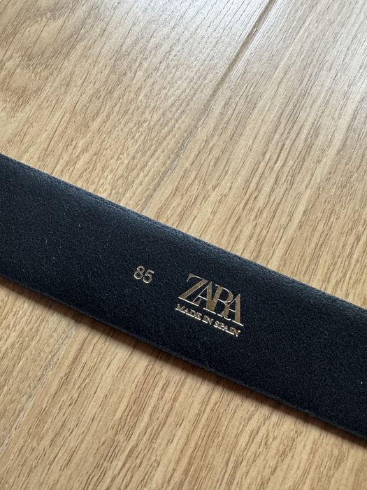 НОВ – Дамски кожен колан Zara, черен, размер S / 85
