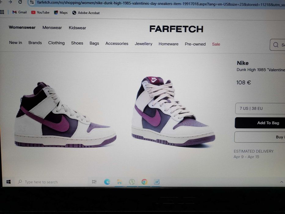 Adidași Nike  de fete