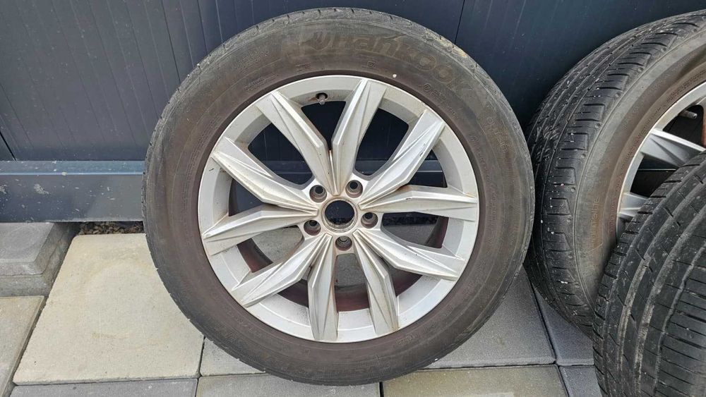 Jante Aliaj VOLKSWAGEN OEM + Cauciucuri Vara 235 / 55 / ZR18