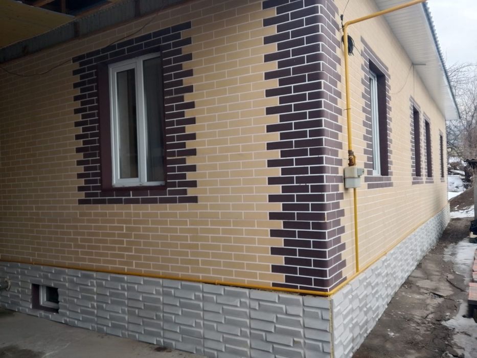 Фасад дома Мраморный Клинкер