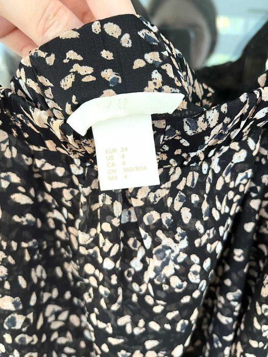 Top Bretele Vaporos Chiffon H&M