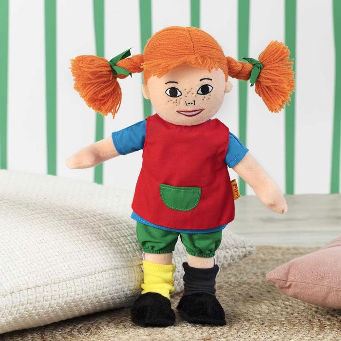 Мека кукла Pippi - Пипи Дългото Чорапче 30 cm Парцалена кукла