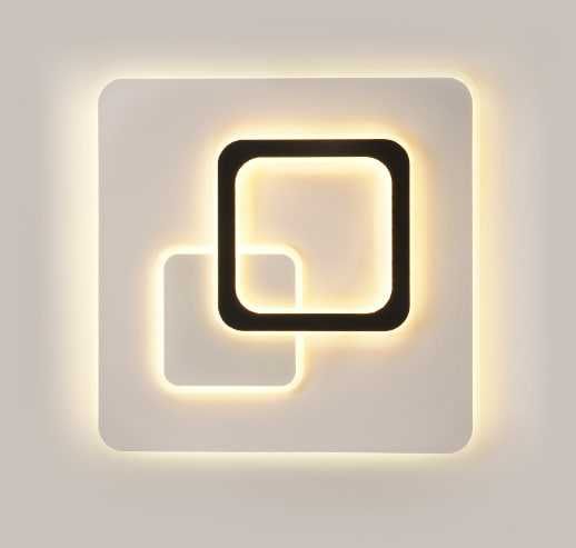 Люстра лед , 2 формы: круглая, квадратнвя, 3 режима освещения...