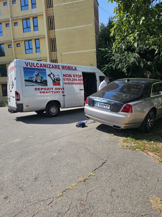 Vulcanizare Mobilă NON STOP București Autostrada A0 A1 A2 A3 Platformă