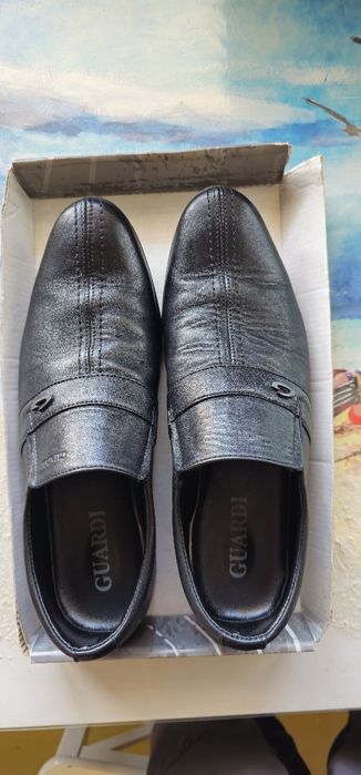 Мъжки официални кожени обувки GUARDI