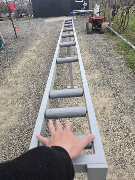 Conveior cu role transportatoare si măsurare  pentru debitare