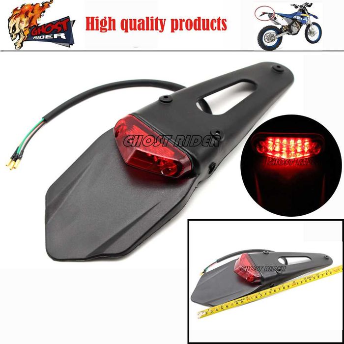 Codita Spate Moto Cu Stop Led Suport Numar Ktm Yamaha Suzuki Beta Gas