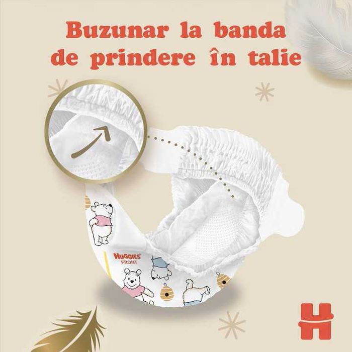 Scutece/Pampers Huggies Extra Care mărimea 2, 3-6 kg, 50 buc. SIGILAT !