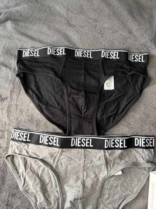 Diesel Umbr set 3 chiloti negru-gri-bleumarin marimea XL noi originali