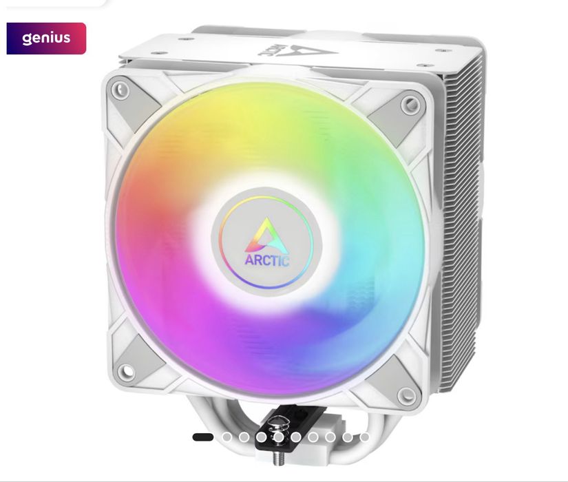 Cooler Artic RGB Alb Dublu