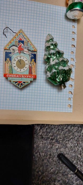 Ёлочные игрушки ссср стекло