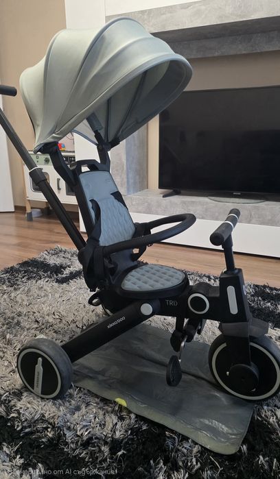 KIKKA BOO Сгъваема триколка 7в1 360° TRIX  Mint