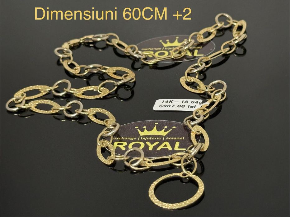 Bijuteria  ROYAL : Lant AUR 14K / 13.64 GR