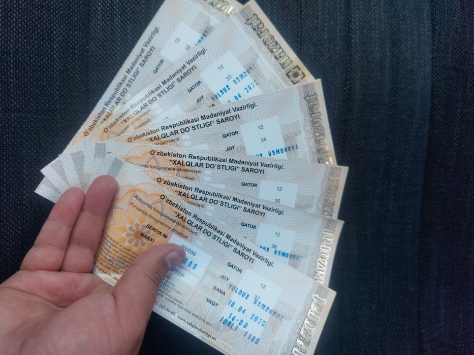 Yulduz Usmonova konsertiga beletlar bor