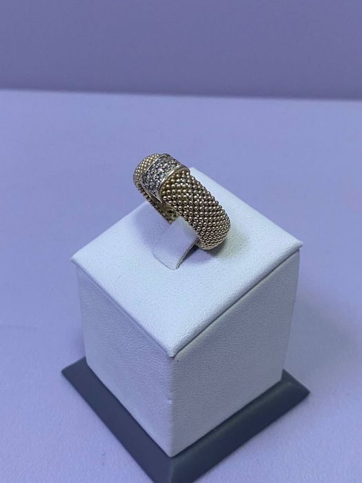 Кольцо из золота фианит / СТ48136