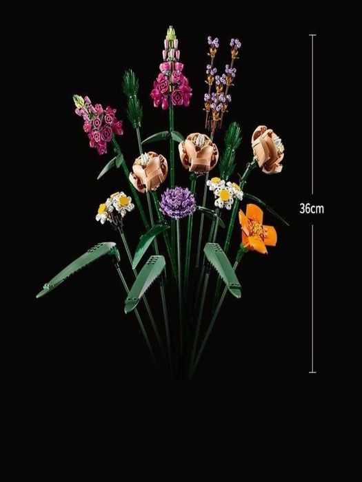 Конструктор Лего Цветы «Букет цветов»  — идеальный подарок и декор