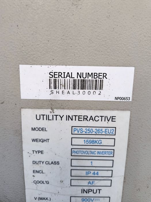 Pvs-250-265-eu2 Satcon инвертор на части