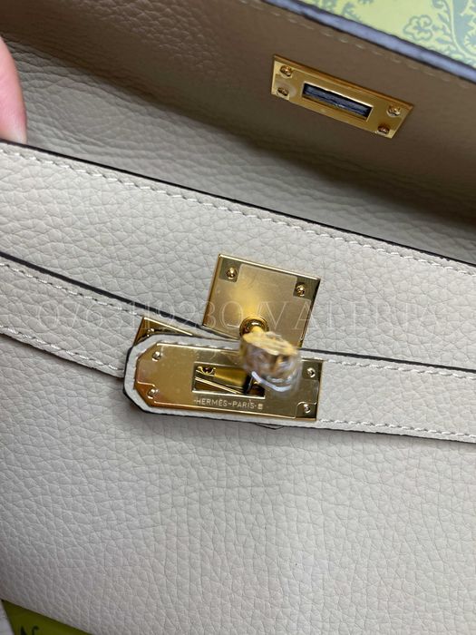 Geanta tip plic - Piele de vaca Texturata culoare deschisa